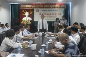 Đoàn Luật sư thành phố Hà Nội tổ chức Lễ kết nạp luật sư Đợt 4 năm 2016