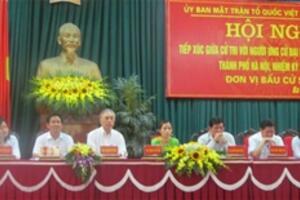 Luật sư Hoàng Huy Được – ứng viên đại biểu HĐND TP. Hà Nội tiếp xúc cử tri huyện Ba Vì