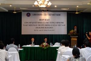 Giới luật sư Việt Nam chính thức có ngày truyền thống